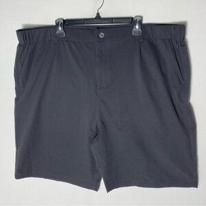 Boyzn Dark Grey Flat Front Casual Shorts XXXL